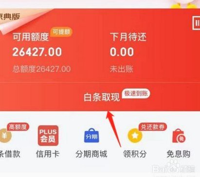 白条怎么借钱出来 秒还款