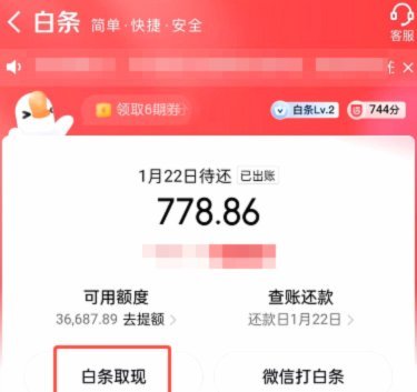 白条取出额度商家 取不出来怎么回事